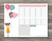 Weekly To Do Planner . Digital Collection . Mayi Carles