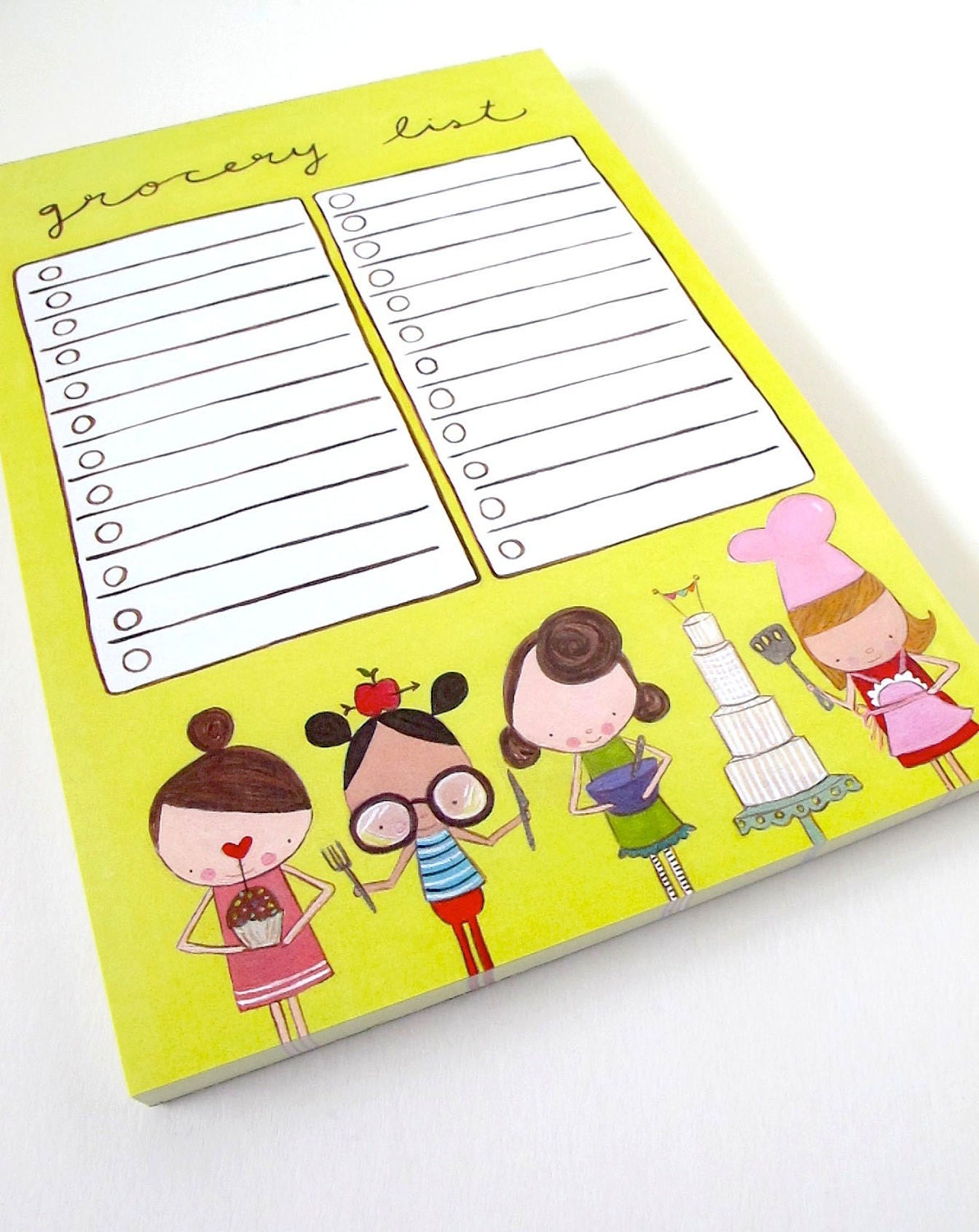 Grocery List Notepad . Mayi Carles