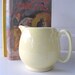 Vintage Pitcher/ Pale Yellow/ Mid-Sized /Tableware /Sauces/ Beverage/ Milk /Rounded from Tessiemay