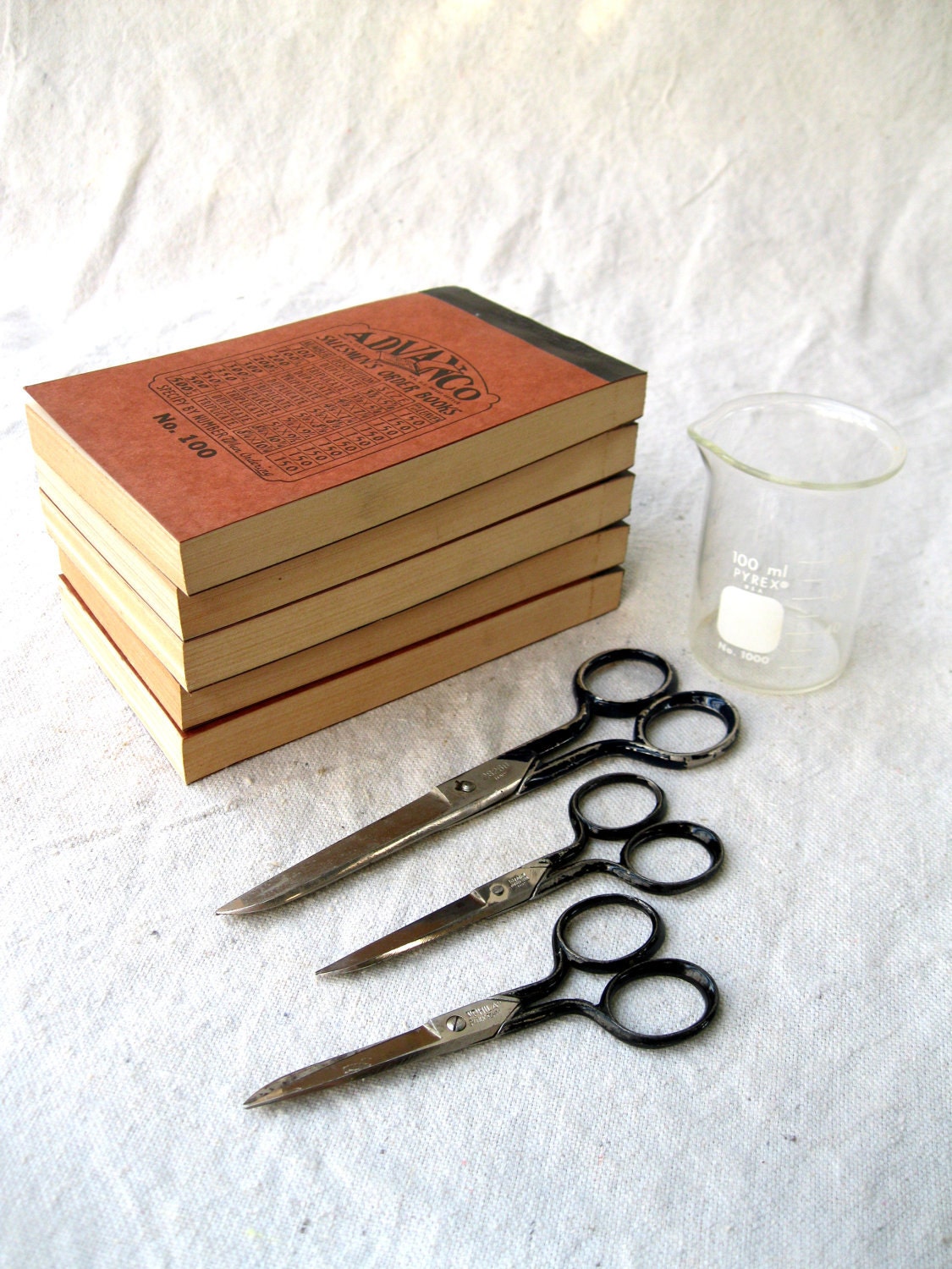 Vintage Scissors Black Handled Small and Sweet School and Italian from Tessiemay