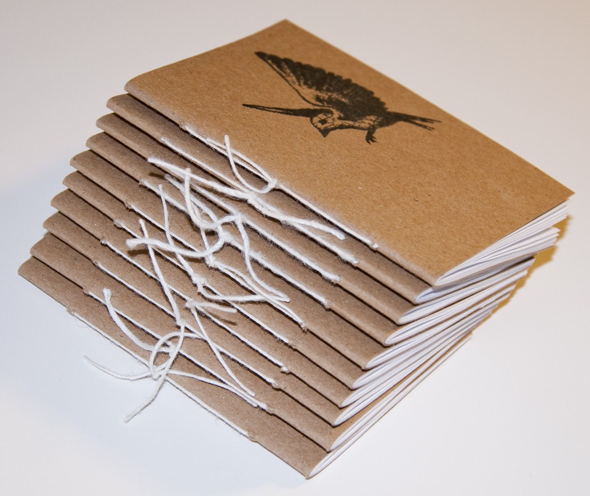 Flying Bird Mini Notebook Party Favors (set of 10)
