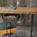 Macbook or Laptop Industrial Reclaimed Wood Desk (150 year plus "old growth" wood)