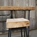 Macbook or Laptop Industrial Reclaimed Wood Desk (150 year plus "old growth" wood)