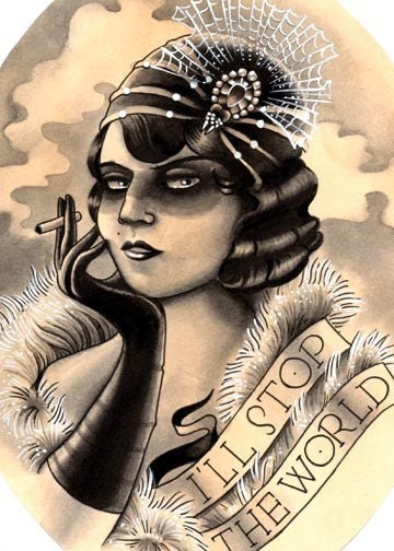 12X15 Tattoo Inspired Femme Fatales