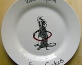 Side Plate - Hand Painted - Will Perform For Cakes