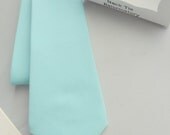 Dusty Shale Seafoam Necktie-Hand Stitched