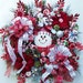 Snowmen And Snowflakes Christmas Wreath