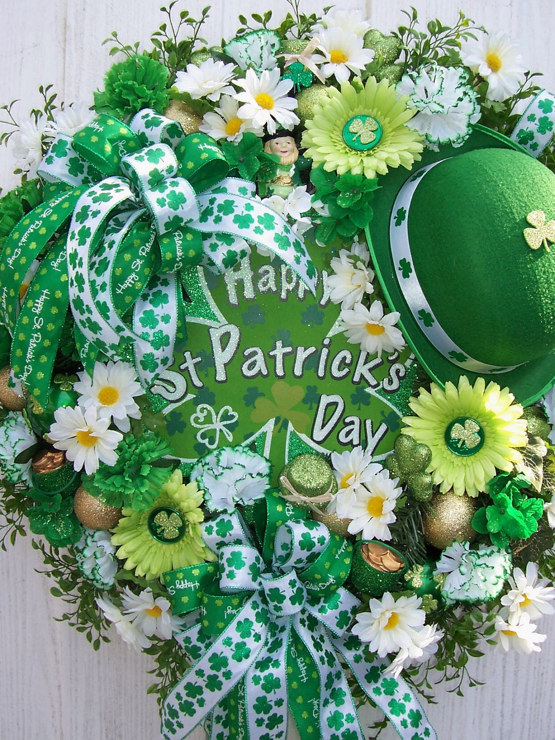 Reserved for Verneen Happy St. Patrick's Day wreath