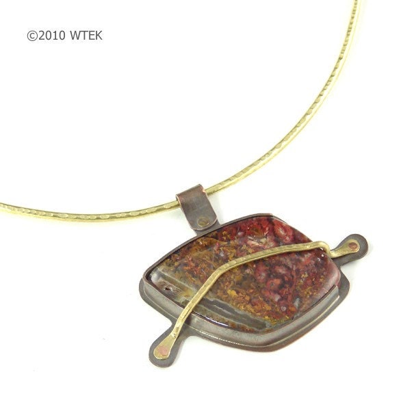 Blood Moss Pendant