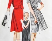 1960s Butterick Sewing Pattern 2453 Size 14 Bust 34 Paneled Sheath Dress Very Audrey Hepburn