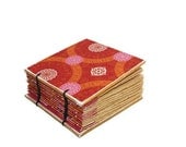 Small Orange and Pink Coptic Bound Journal