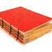 Orange Handmade Coptic Journal
