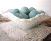 Hobnail Milk Glass Dishes Bowls Set Vintage from AllieEtCie