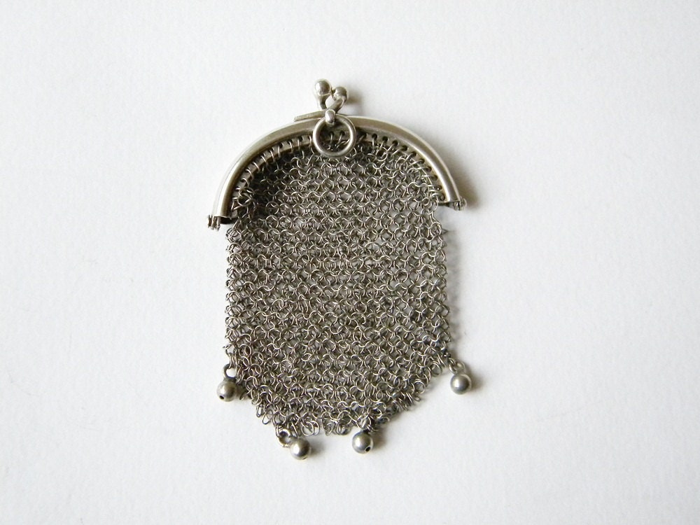 mesh change purse