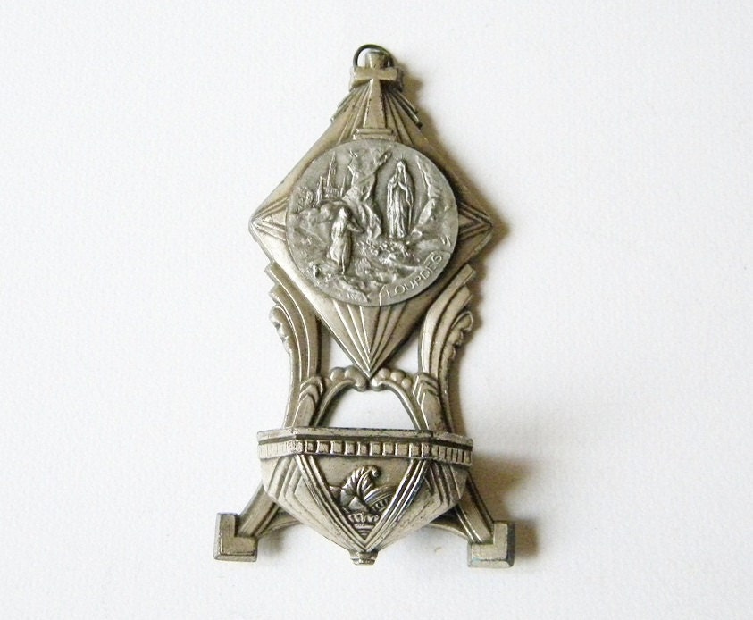 holy water font vintage french SMALL holy water font