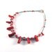 Moroccan Red Coral and Turquoise Beaded Necklace (Amal)