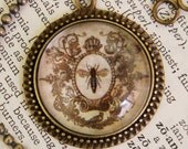 Complete DIY Kit...6 Vintage Style Pendant Tray...6 Glass Maching Dome Inserts...6 Matching Jump Rings...plus One Kit Size Glaze