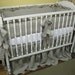 Natural Handkerchief Washed Linen Ruffled Crib Bedding for Natalie