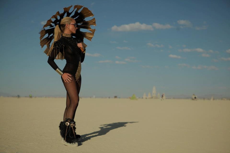 black/bronze playa parasol