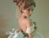 Vintage-Ashton Drake-Ashton Drake Galleries-Porcelain Doll-Porcelain Wedding Dolls