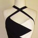 Vintage-Black and White-One Piece Bathing Suit-L