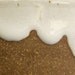 Stoneware Bowl with Scalloped Glaze, white