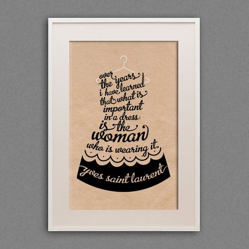 Little Black Dress - 11x17" Poster Print