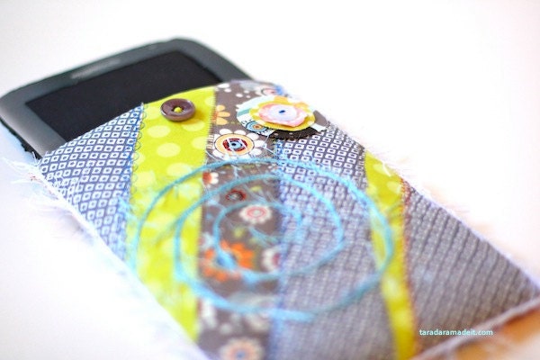 Kindle, Kindle Fire or Nook Cover - Grey and Yellow, Hello