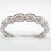 14K White Gold  Wedding & Anniversary Diamond Band 0.11ct