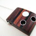 wooden pendant with aluminum and resin, wood, modern, unique, Reflecting Pools