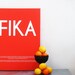 Swedish or English FIKA - luxury poster print. A2