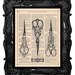 The point SCISSORS Art Print Victorian SCISSORS Collage on antique book page dictionary art print