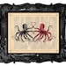 Custom Wedding Octopus Print - Dictionary Art - Octopus Art Print Octopus Lovers Art Print