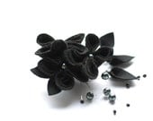 Romantic Black Fascinator - GoodFloristDesign