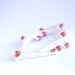 Cranberry Dessert, Ceramic with Linen Bracelet