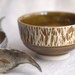 Honey Mustard - Small textured bowl.