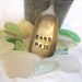 Vintage Silverware Sand Pail  Sugar Shovel Beach Decor