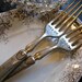 Vintage Silverware Wedding Reception Beach Bride Groom Shell Cake Forks