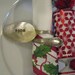 Vintage Silverware Personalized Napkin Ring Wedding Favor Place Table Marker Set of 4