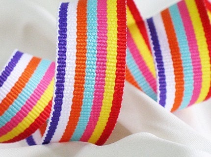 3 Yards 3/4 Stripes Grosgrain Ribbon ..... 7200 1023