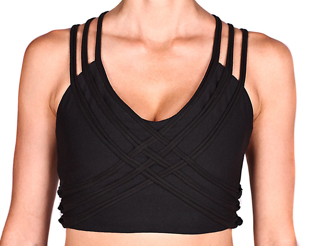 Yoga Top Organic Cotton Yoga Bra Yoga Clothing by eleven44