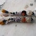 Beaded Earrings - As Seen in Jewelry Affaire Magazine - Vintage Buttons on Silk - Assemblage Earrings