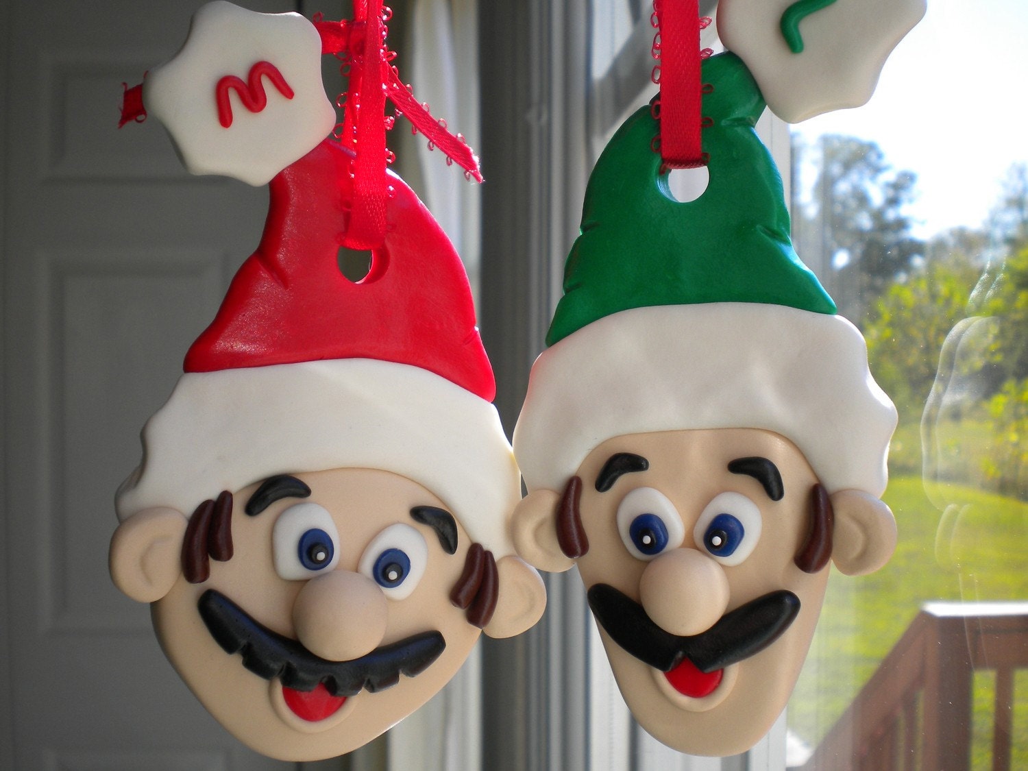 mario and luigi christmas tree ornaments by sleepydenas on mario and luigi christmas tree ornaments by sleepydenas on