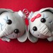 Elephant Christmas Decorations / Photo Holders