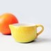 Vintage 1927 Yellow Lemon Creamer