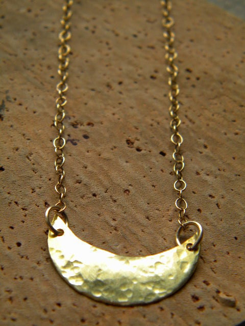 crescent necklace