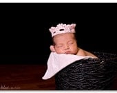 Pretty Little Princess Newborn Infant Baby Crown Headband Hat-Great Photography Prop