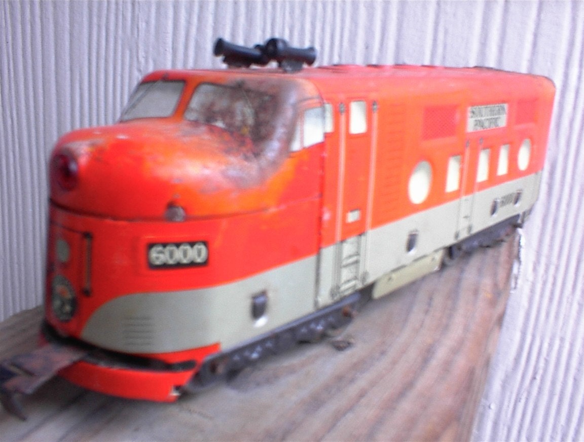 Train Vintage Tin Toy Train MARX by RolandDressler