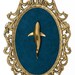 Guilded Shark - Victorian Framed Object - Wall Art Decor 5.5x8in