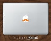 Laptop Mustache - variety of hair colors - brunette, blonde, red head